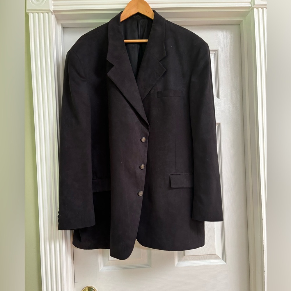 Andrew Fezza Men's Black Soft Blazer
